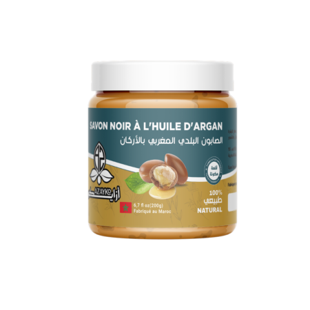 الصابون البلدي بالاركان    -  Savon noir argan 200g