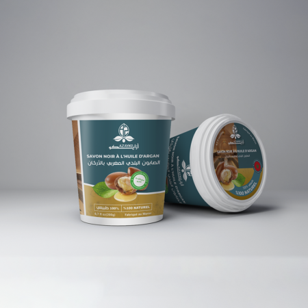 الصابون البلدي بالاركان    -  Savon noir argan 500 G