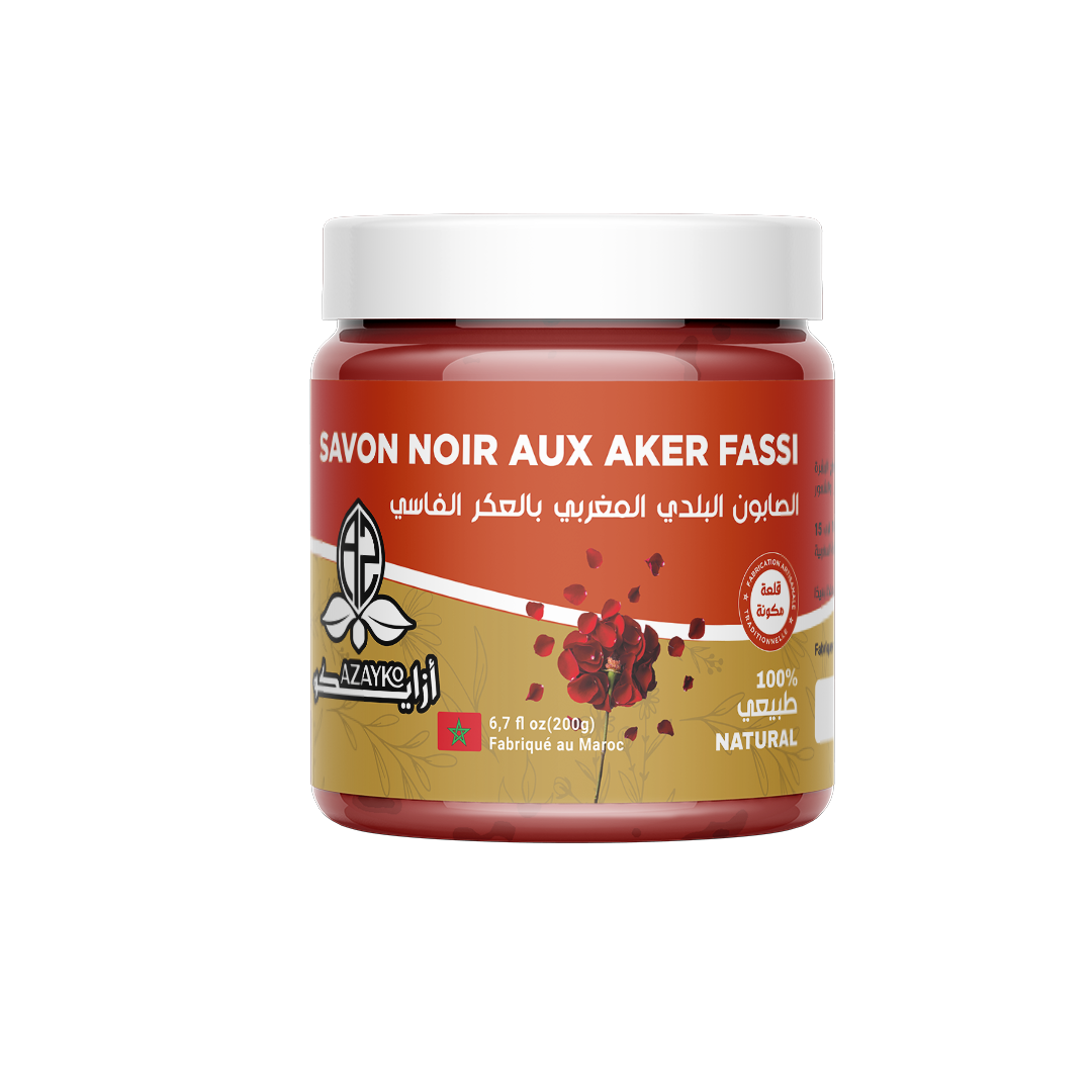 الصابون البلدي بالعكر الفاسي-  Savon noir Aker Fassi 200g