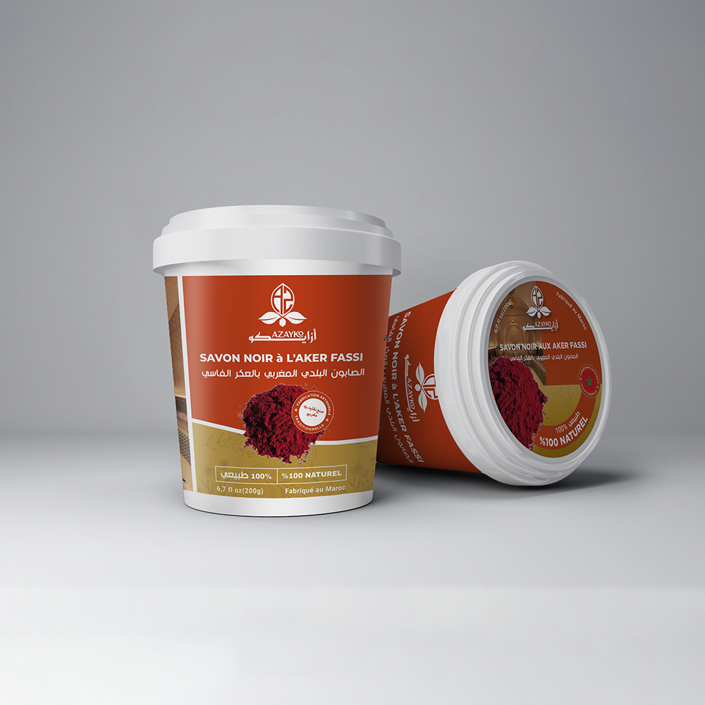 الصابون البلدي بالعكر الفاسي-  Savon noir Aker Fassi 500 G