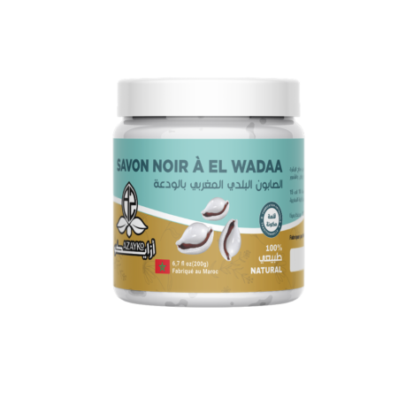 الصابون البلدي بالودعة  Savon noir elwadaa 200g