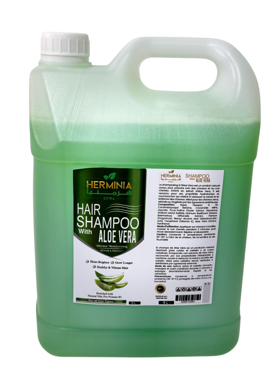 SHAMPOING PRO D'ALOE VERA 5L